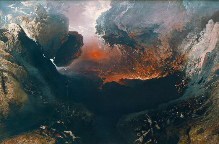 Рисунок 1: Джон Мартин, 'Великий день Его гнева 