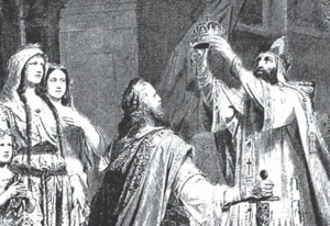 Рис. 204: Коронация Карла Великого римским папой Львом III.
