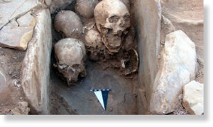 Захоронение черепов в Шкарат Мсайяд