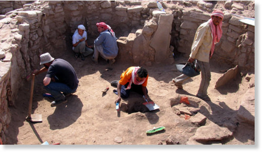 Раскопки в Шкарат Мсайяд