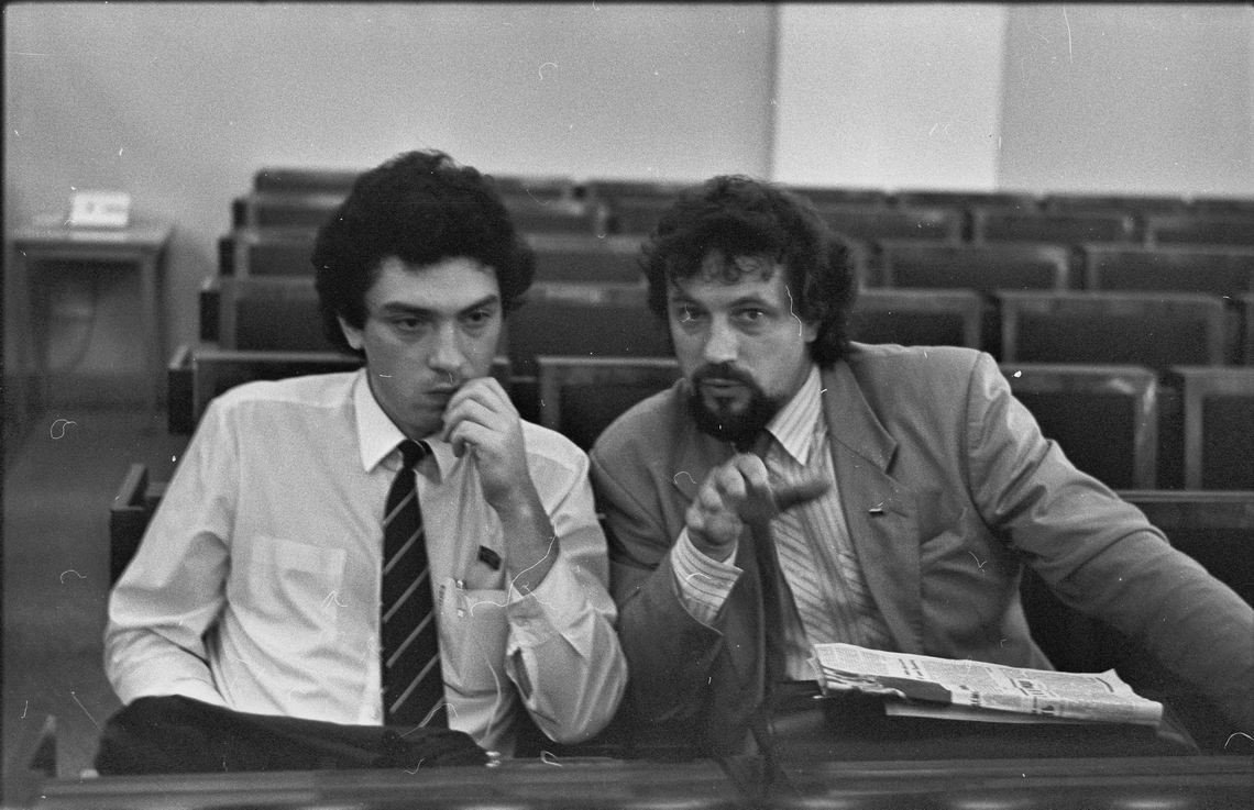 Борис Немцов и Виктор Аксючиц. 1991