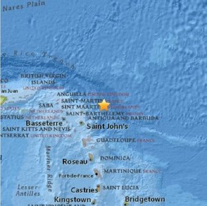 Carribbean earthquake