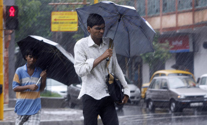 Сезон дождей в Индии часто сопровождается грозами