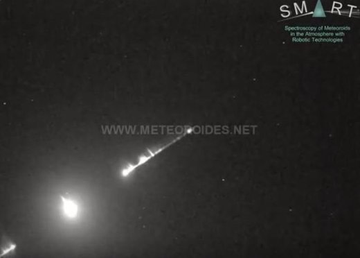 bolide over Spain