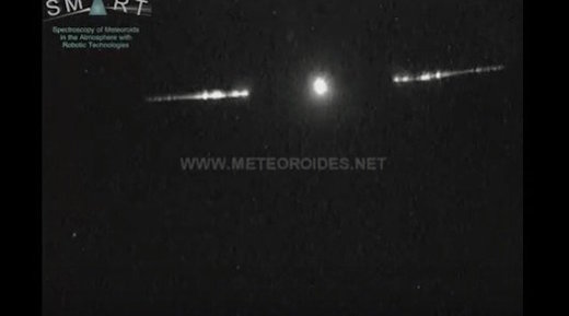 Sierra Nevada California meteor