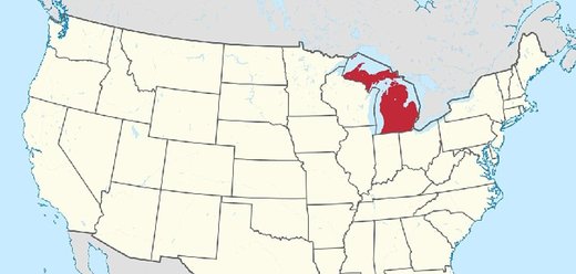 Штат Мичиган - не самое людное в США место. Леса тут дремучие