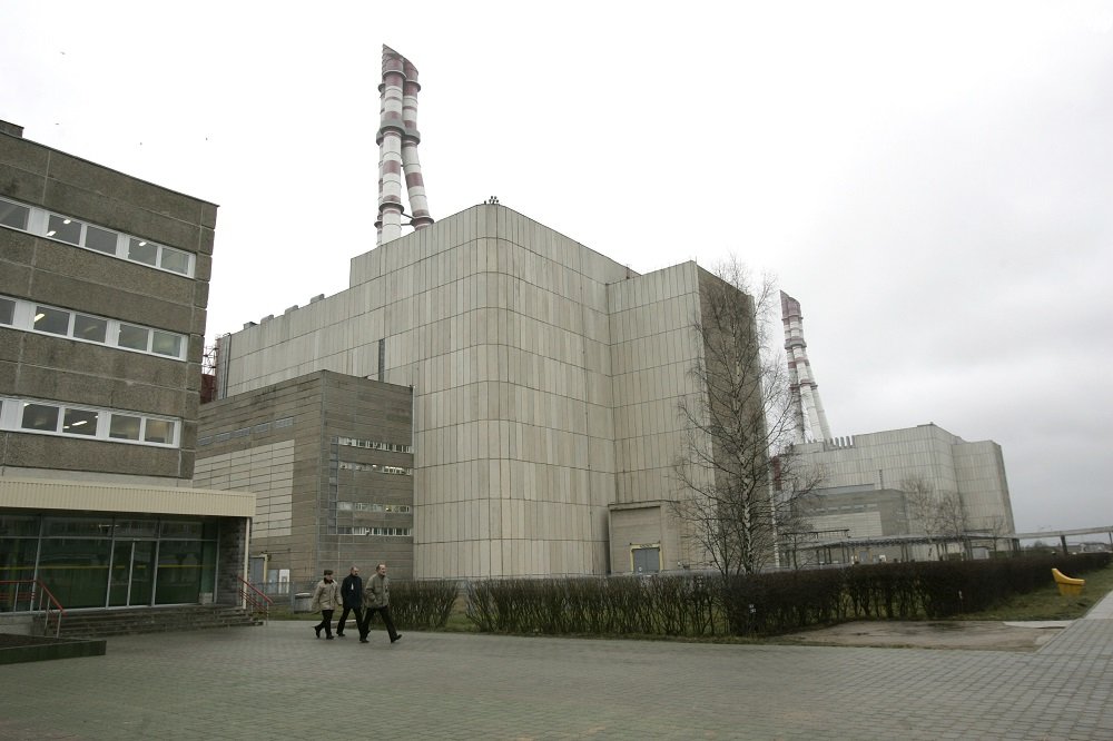 Первый и второй блоки Игналинской АЭС в Литве
