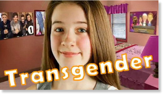 Изображение ребенка со словом «трансгендер» через весь экран. Такова краткая и исчерпывающая характеристика содержания масс-медиа и телевизионных программ последних лет
