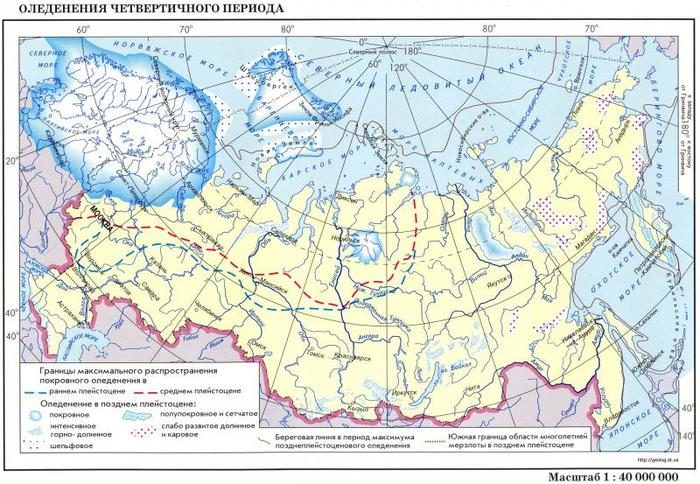 ice age russia map