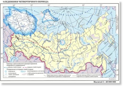 ice age russia map