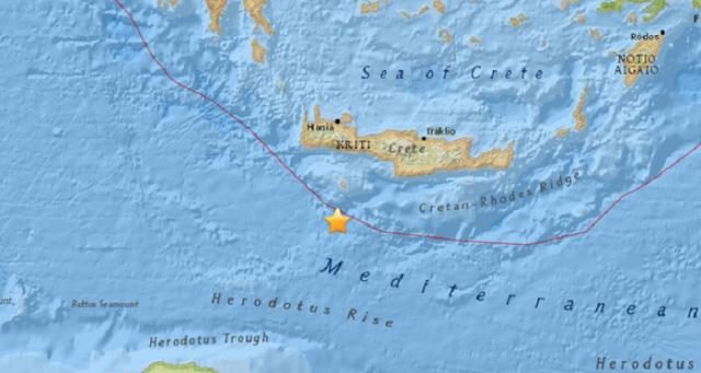 Crete earthquake