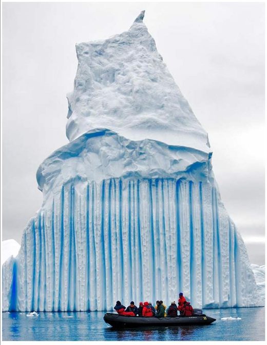 Antarctica, frozen waves