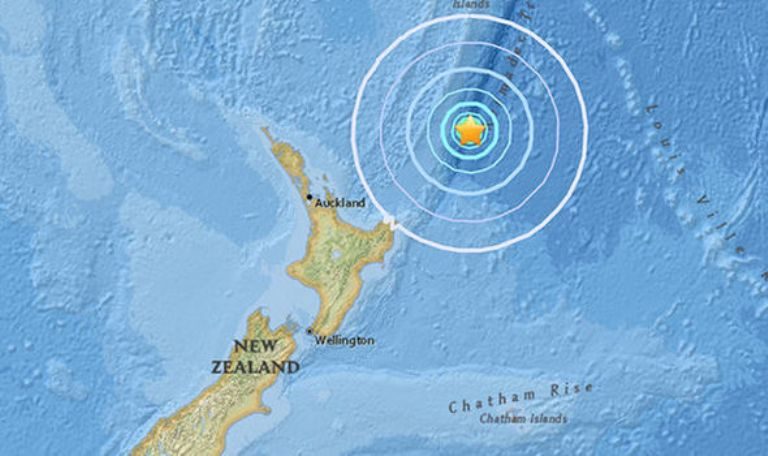 6.2 magnitude earthquake hits near the coast of New Zealand
