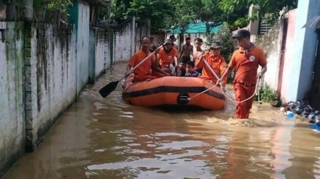 Twelve people have died and 3,000 have been displaced in incessant rain.
