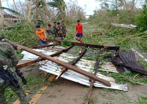 Typhoon Mangkhut damage