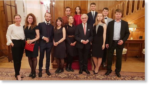 Торжественный прием для выпускников Международной парламентской стипендии (#IPS) в Посольстве Германии