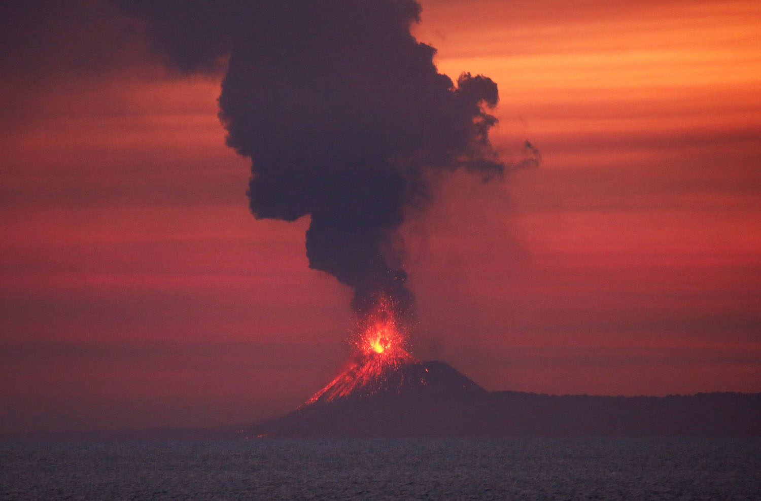 The Anak Krakatau