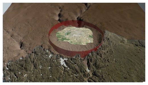 Greenland impact crater