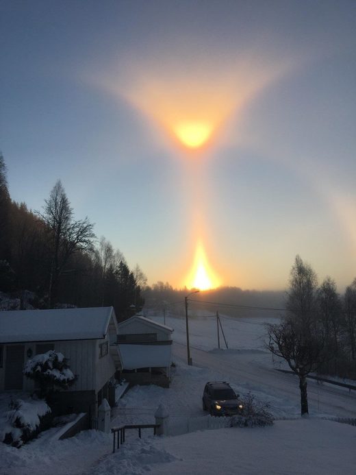 Shortly before sunrise in Norway