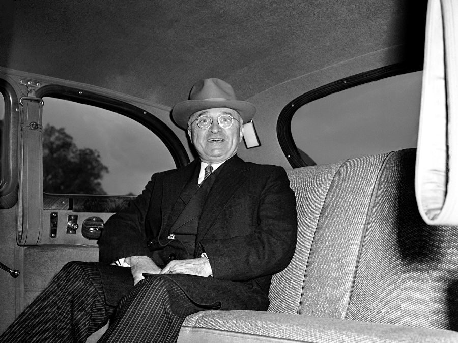 Президент США Гарри Трумэн. 16 апреля 1945 год