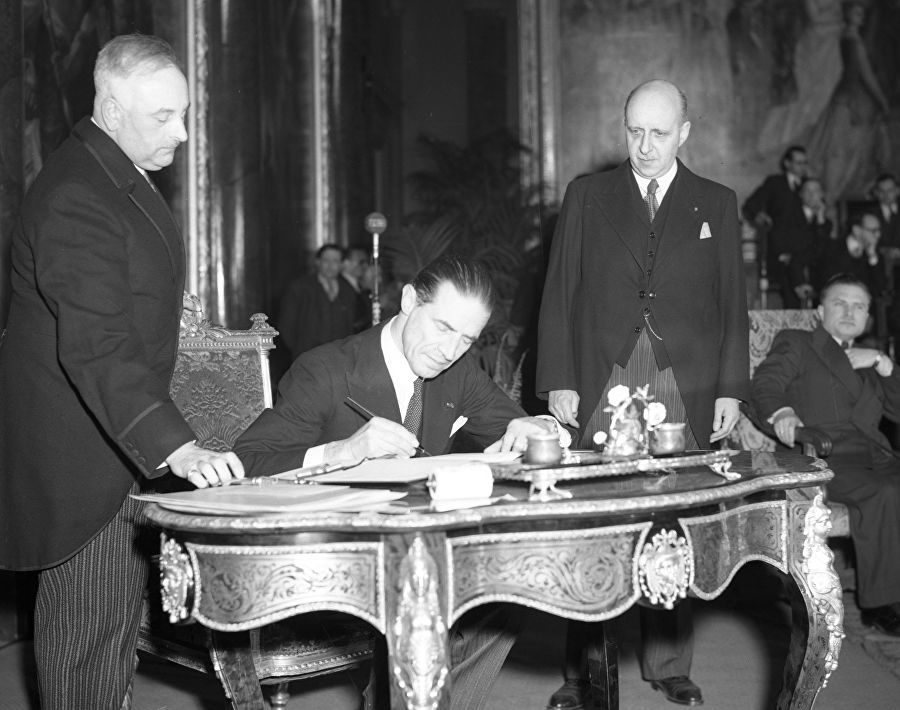 Подписание Брюссельского пакта. 1948 год