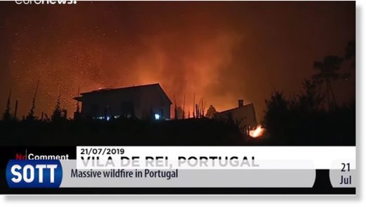 wildfires portugal