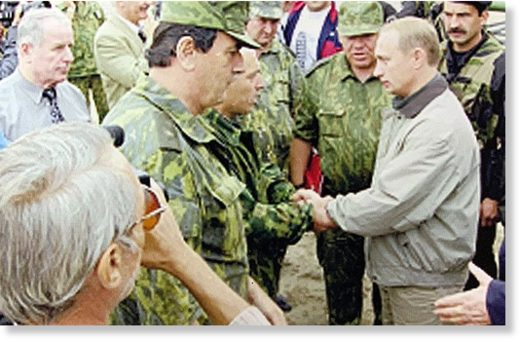 1999 год. Приезд Владимира Путина на Кавказ