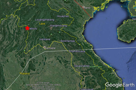 Quake on Thai-Lao border