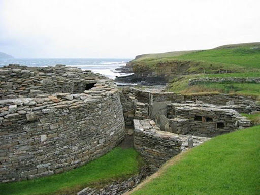 The Knap of Howar,  one of the oldest Neolithic complexes Orkney, Scotland