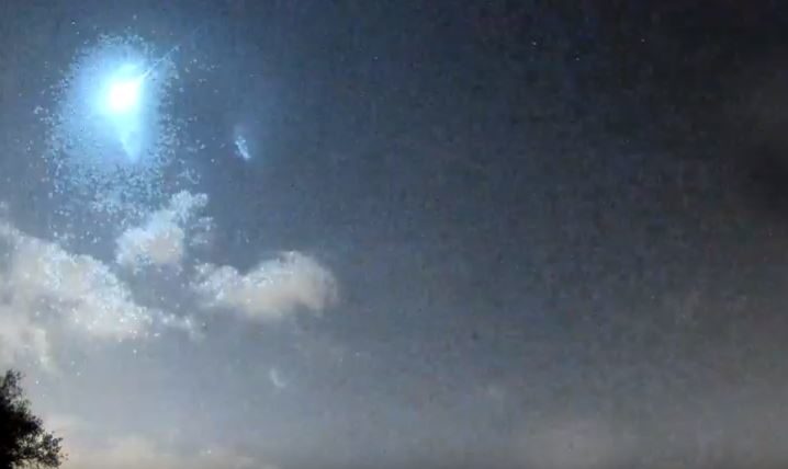 Meteor fireball over Florida