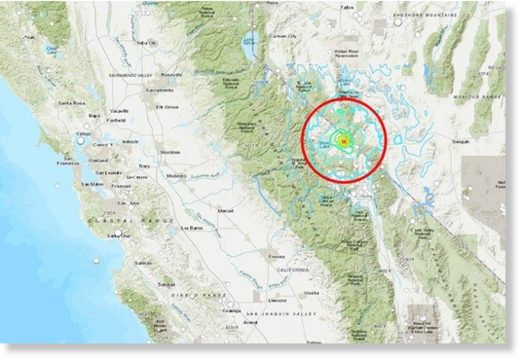 Землетрясение магнитудой 5,2 произошло в субботу, 11 апреля, вблизи пограничного региона Калифорния-Невада к северо-востоку от национального парка Йосемити