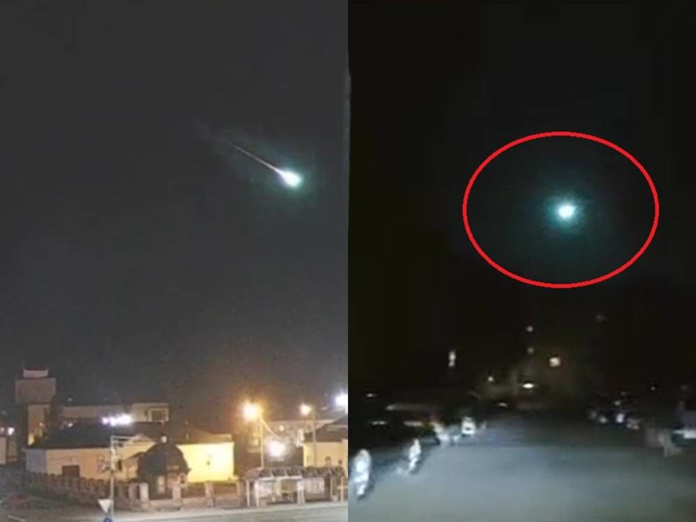 Падение метеорита в Красноярском крае