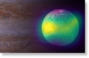 Астрономы впервые наблюдали выбросы газа из вулканов спутника Юпитера, Ио
