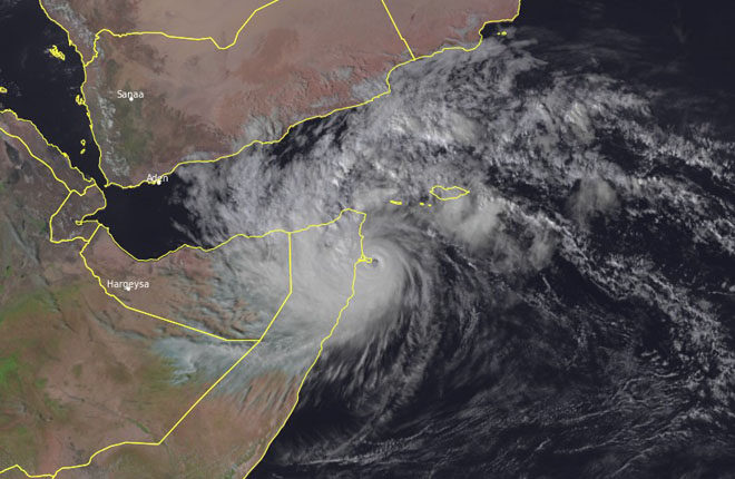 Чрезвычайно опасный тропический циклон «Гати» обрушит сильные дожди на Сомали