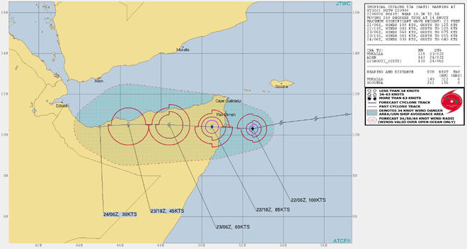 Чрезвычайно опасный тропический циклон «Гати» обрушит сильные дожди на Сомали