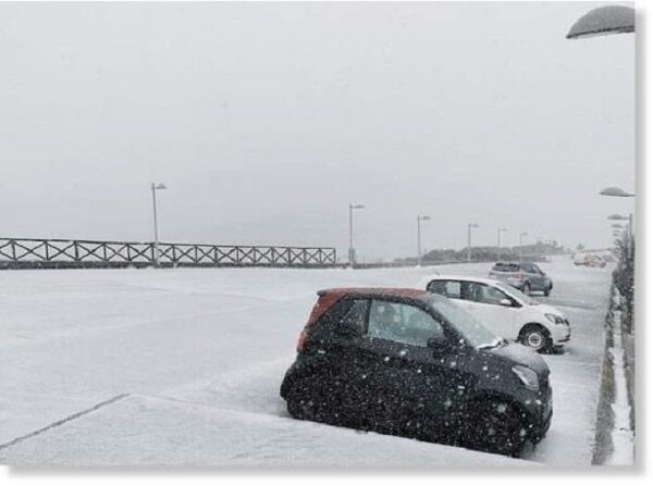 Снежная метель обрушилась на остров Мадейра