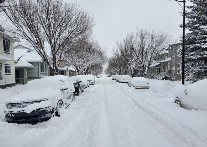 В канадской провинции Альберта выпало до 70 см снега