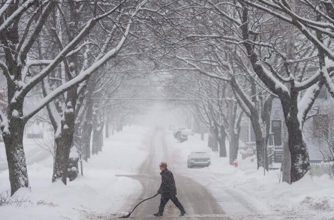 В канадской провинции Новая Шотландия намело 25 см снега: обесточены тысячи домов