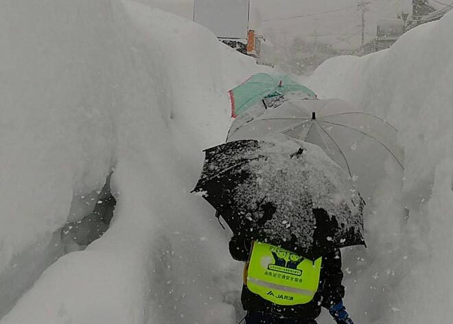 Рекордные снегопады в Японии: погибли 8 человек, более 270 получили травмы