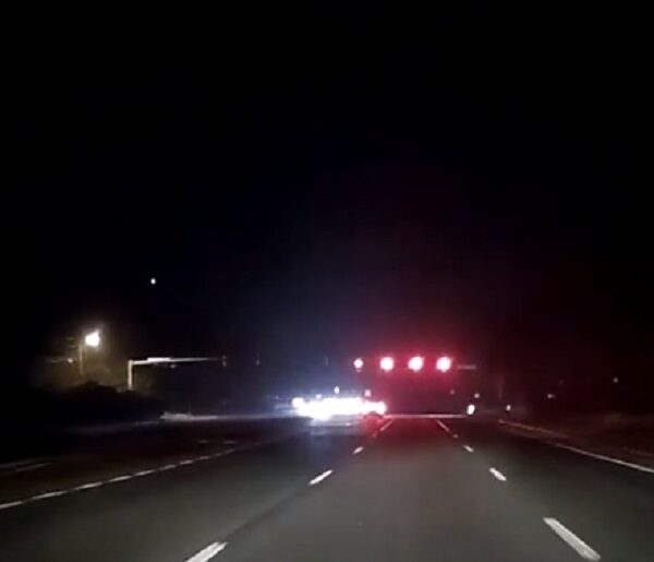 Опубликовано видео падения метеорита в штате Вирджиния, США