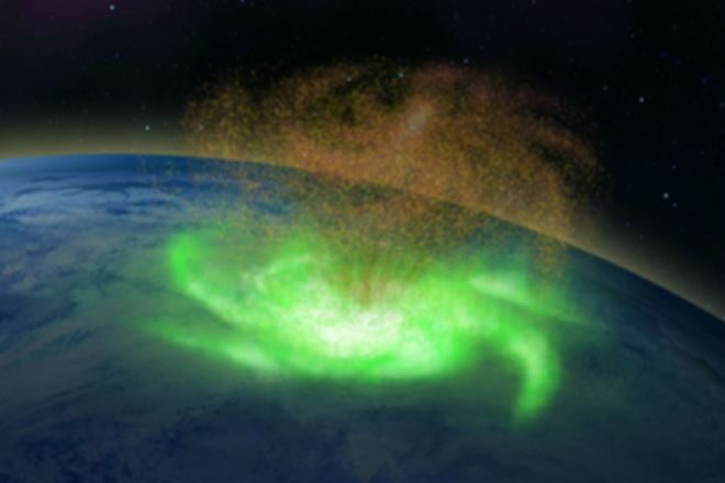 Ученые доказали существование ураганов космической плазмы над Северным полюсом