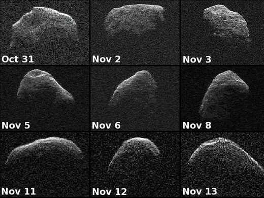 NASA / Снимки Апофиса, полученные телескопами NASA с 31 октября по 13 ноября 2012 года  Подробнее на Северный маяк: https://severnymayak.ru/2021/03/13/v-2020-godu-mimo-zemli-proletelo-rekordnoe-kolichestvo-asteroidov/