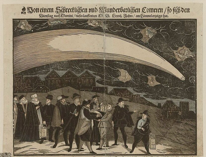Появление кометы в 1577