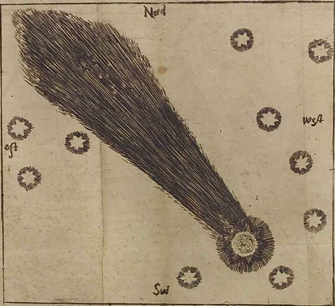 Детальное изображение кометы
