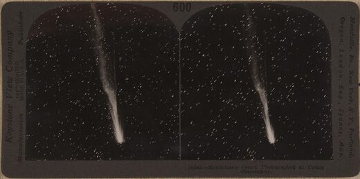 Фотография кометы Морхаус