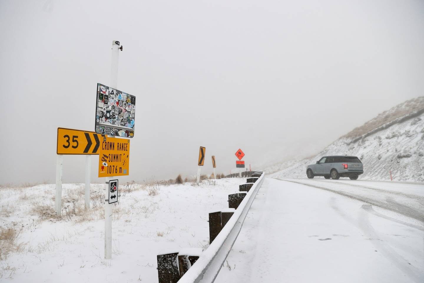 На Новую Зеландию обрушились снегопады