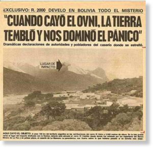Боливийское крушение НЛО 1978 года: Самый достоверный случай НЛО в Южной Америке, тысячи свидетелей