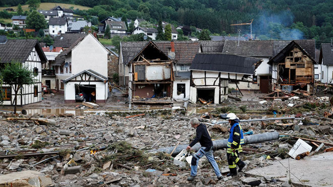 Наводнения в Германии: 19 погибших и более 70 пропавших без вести