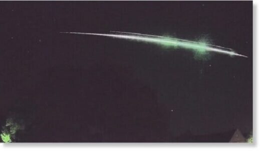 Падение метеорита наблюдали над Данией и Германией