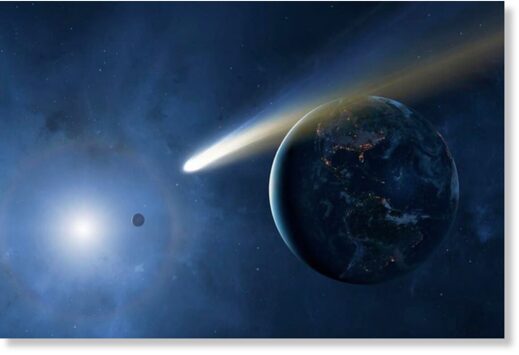 Астрономы рассказали о яркости кометы Леонарда в декабре 2021 года